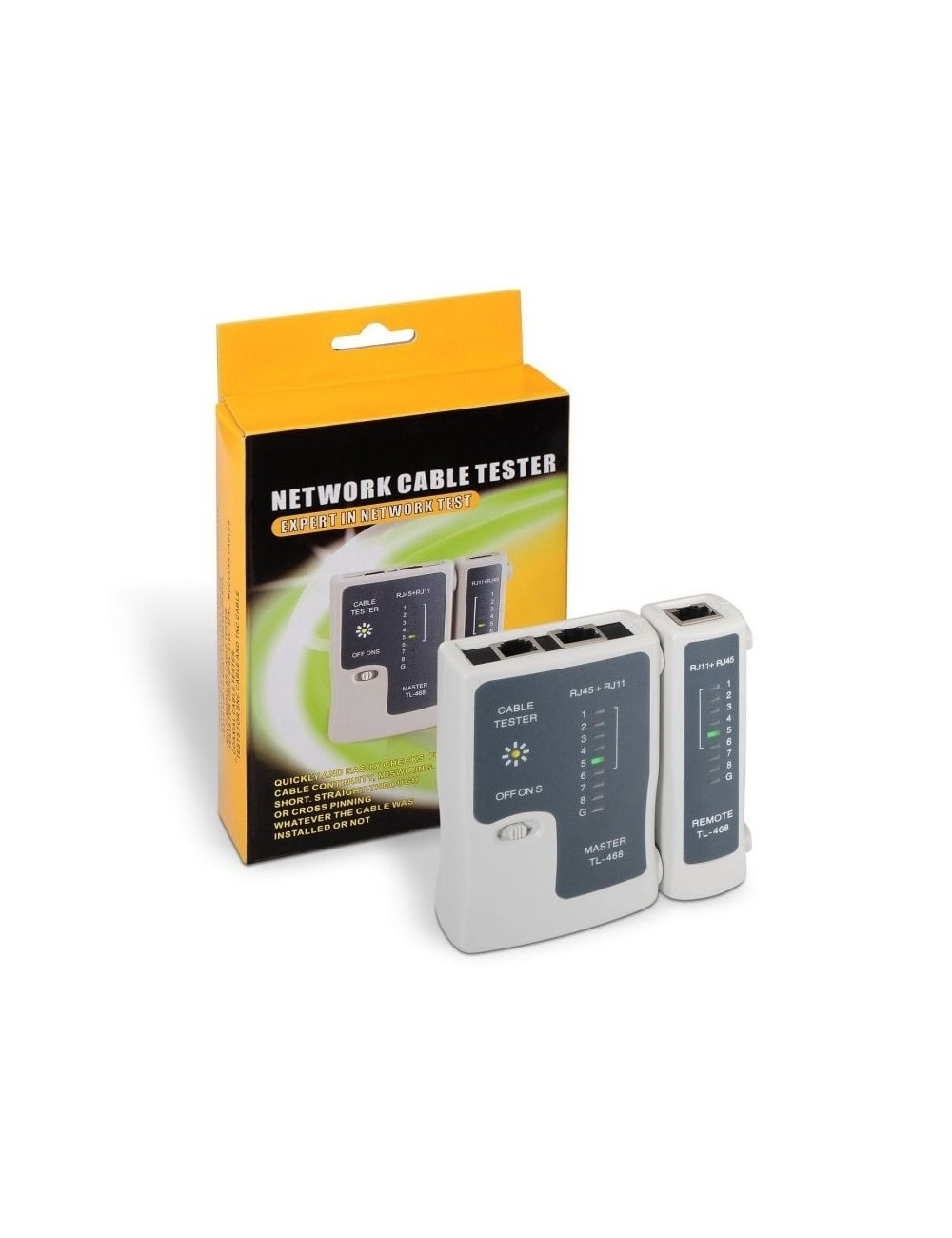 Tester Aisens A142-0312 para RJ11-RJ12-RJ45