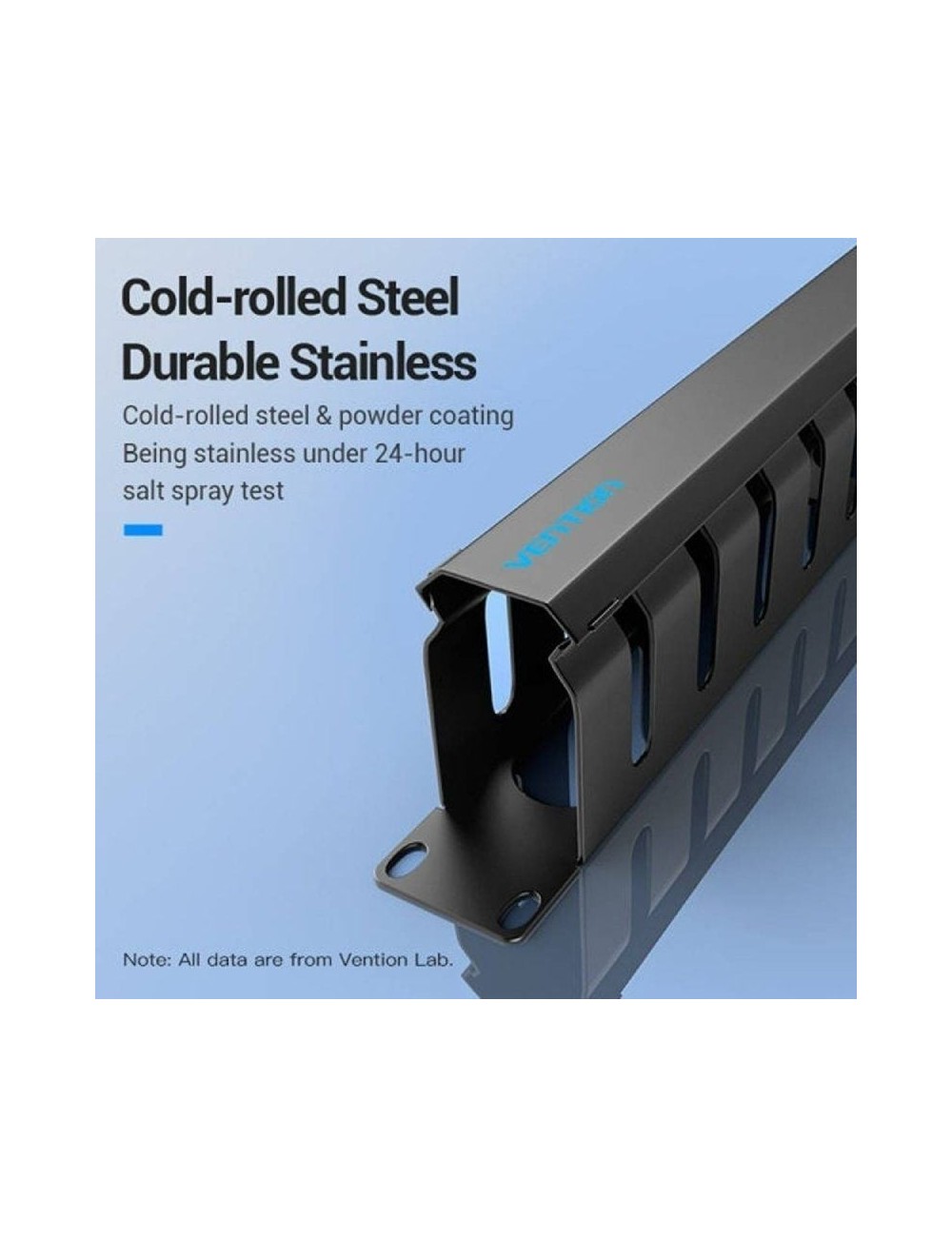 Organizador de Cables de Red Vention KHAB0/ 24 Puertos