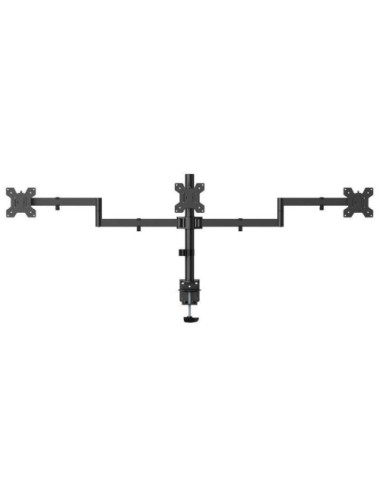 Soporte de Mesa para 3 Monitores Aisens DT27TSR-281/ Giratorio/ Inclinable/ hasta 10kg
