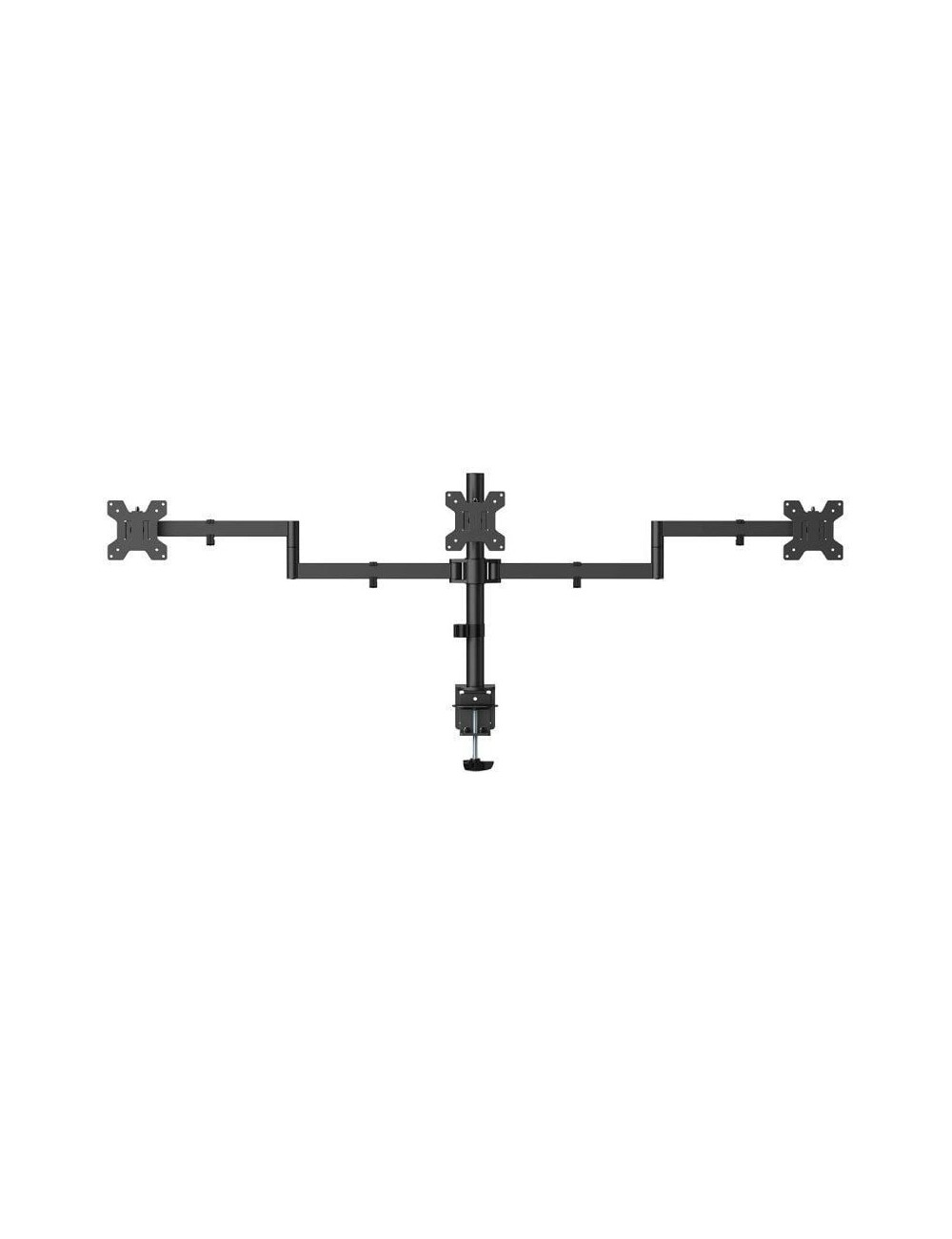 Soporte de Mesa para 3 Monitores Aisens DT27TSR-281/ Giratorio/ Inclinable/ hasta 10kg
