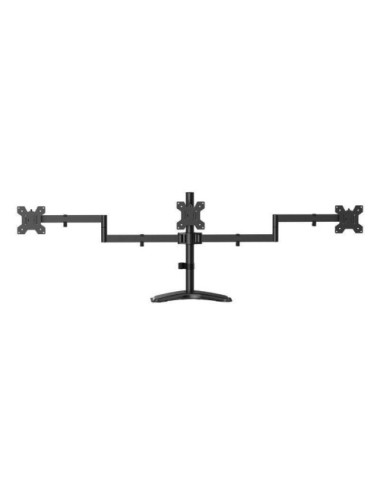 Soporte de Sobremesa para 3 Monitores Aisens DT27TSR-287/ Giratorio/ Inclinable/ hasta 10kg