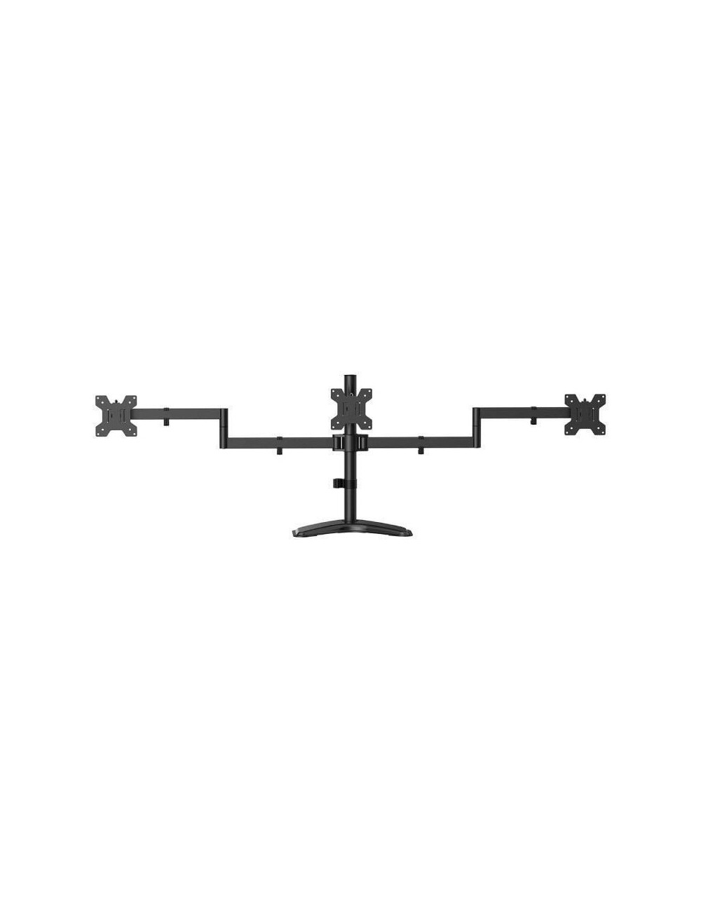 Soporte de Sobremesa para 3 Monitores Aisens DT27TSR-287/ Giratorio/ Inclinable/ hasta 10kg