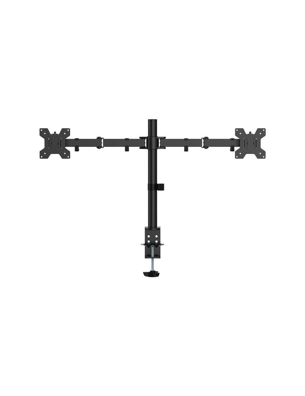 Soporte de Mesa para 2 Monitores Aisens DT32TSR-279/ Giratorio/ Inclinable/ hasta 10kg