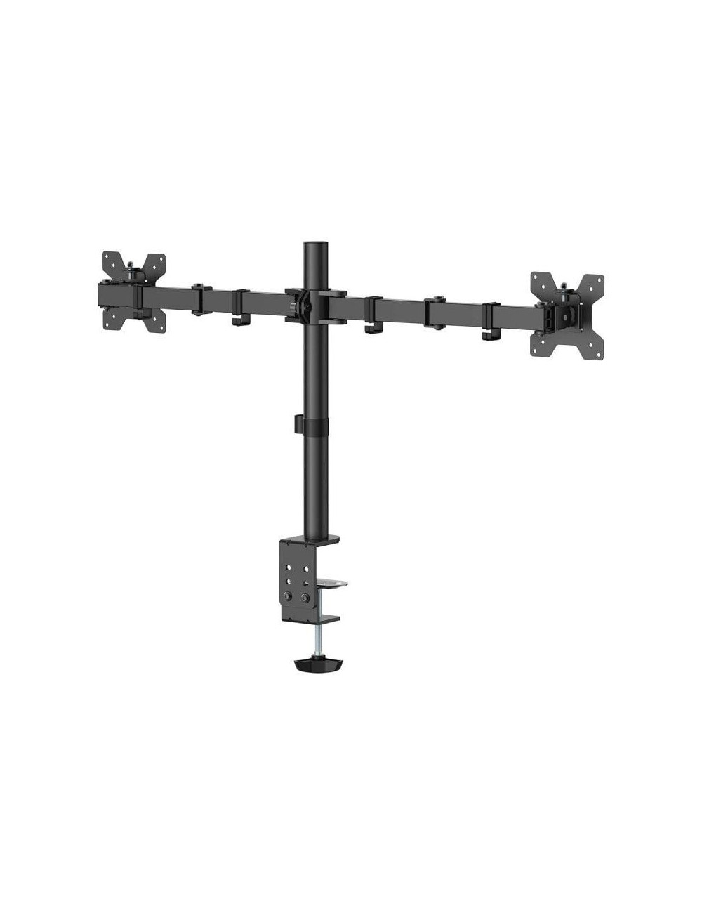 Soporte de Mesa para 2 Monitores Aisens DT32TSR-279/ Giratorio/ Inclinable/ hasta 10kg