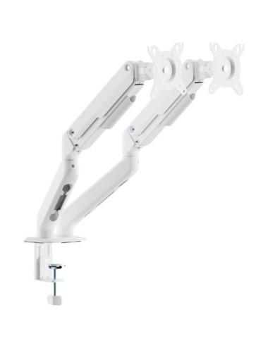 Soporte de Mesa con Contrapeso para 2 Monitores Aisens DT32TSR-439/ Giratorio/ Inclinable/ hasta 9kg
