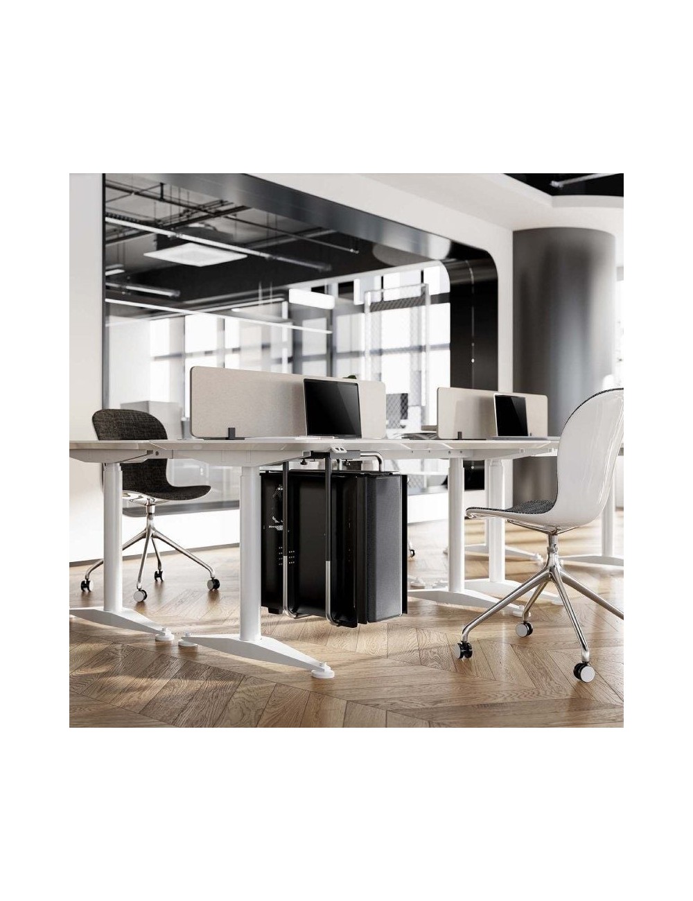 Soporte Bajo Mesa Aisens MPC08-337 para PC/ hasta 30kg