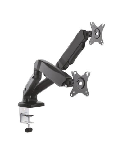 Soporte de Mesa con Contrapeso para 2 Monitores Aisens DT27TSR-045/ Giratorio/ Inclinable/ hasta 9kg