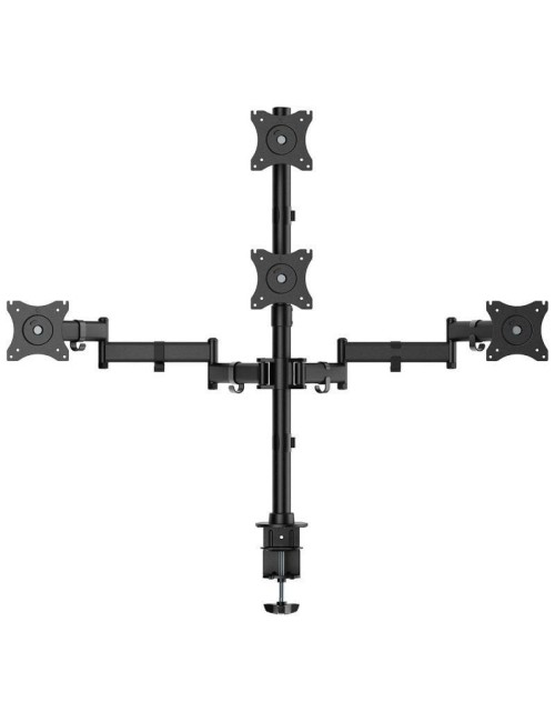 Soporte de Mesa para 4 Monitores y TV Aisens DT27TSR-379/ Giratorio/ Inclinable/ hasta 8kg