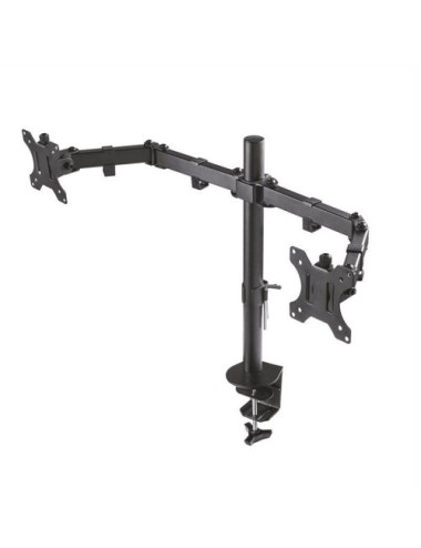 Soporte de Mesa para 2 Monitores Aisens DT32TSR-041/ Giratorio/ Inclinable/ hasta 8kg