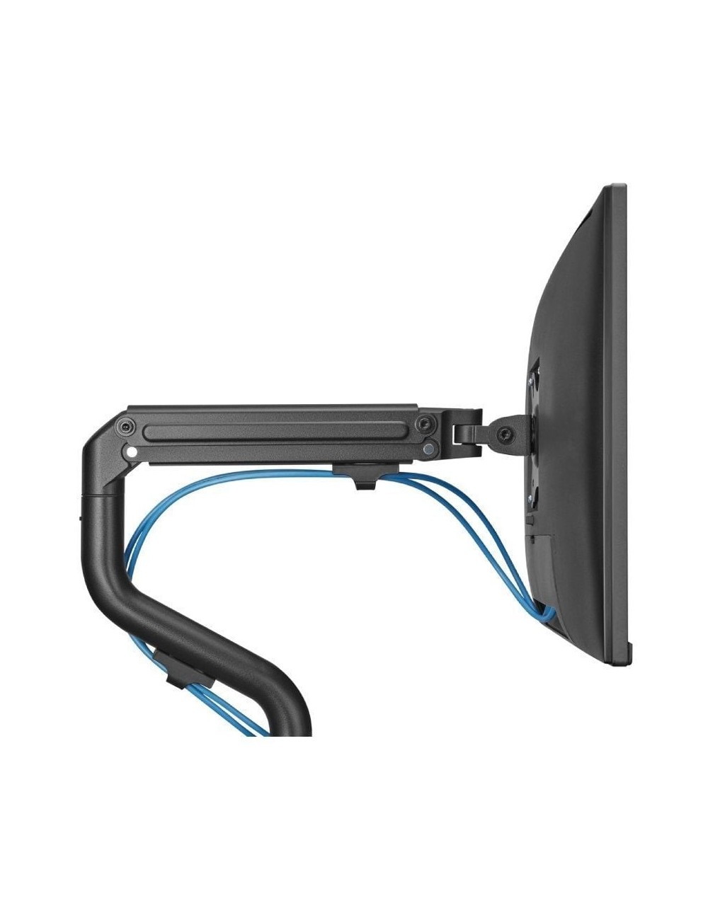 Soporte de Mesa para 2 Monitores Aisens DT32TSR-141/ Giratorio/ Inclinable/ hasta 8kg