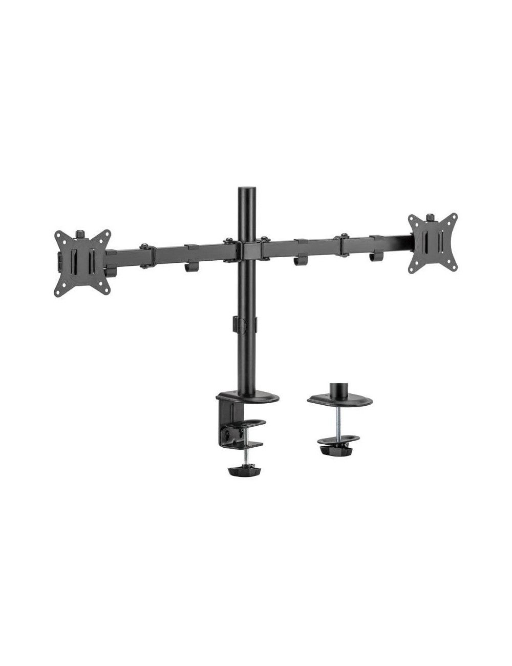Soporte de Mesa para 2 Monitores o TV Aisens DT32TSR-149/ Giratorio/ Inclinable/ hasta 9kg