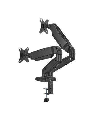 Soporte de Mesa con Contrapeso para 2 Monitores o TV Aisens DT32TSR-221/Giratorio/ Inclinable/ hasta 9kg