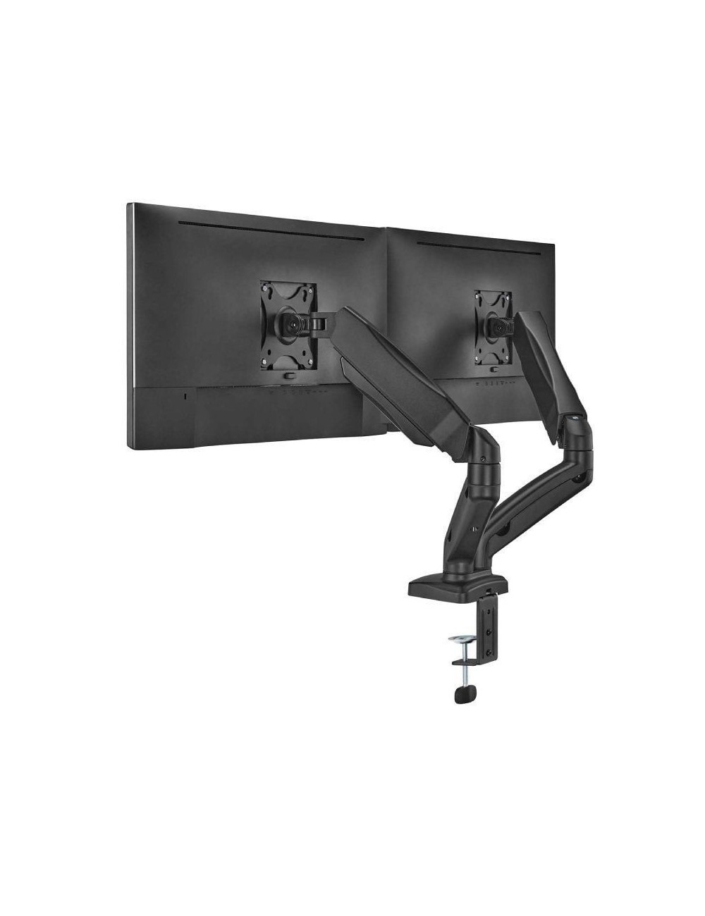 Soporte de Mesa con Contrapeso para 2 Monitores o TV Aisens DT32TSR-221/Giratorio/ Inclinable/ hasta 9kg