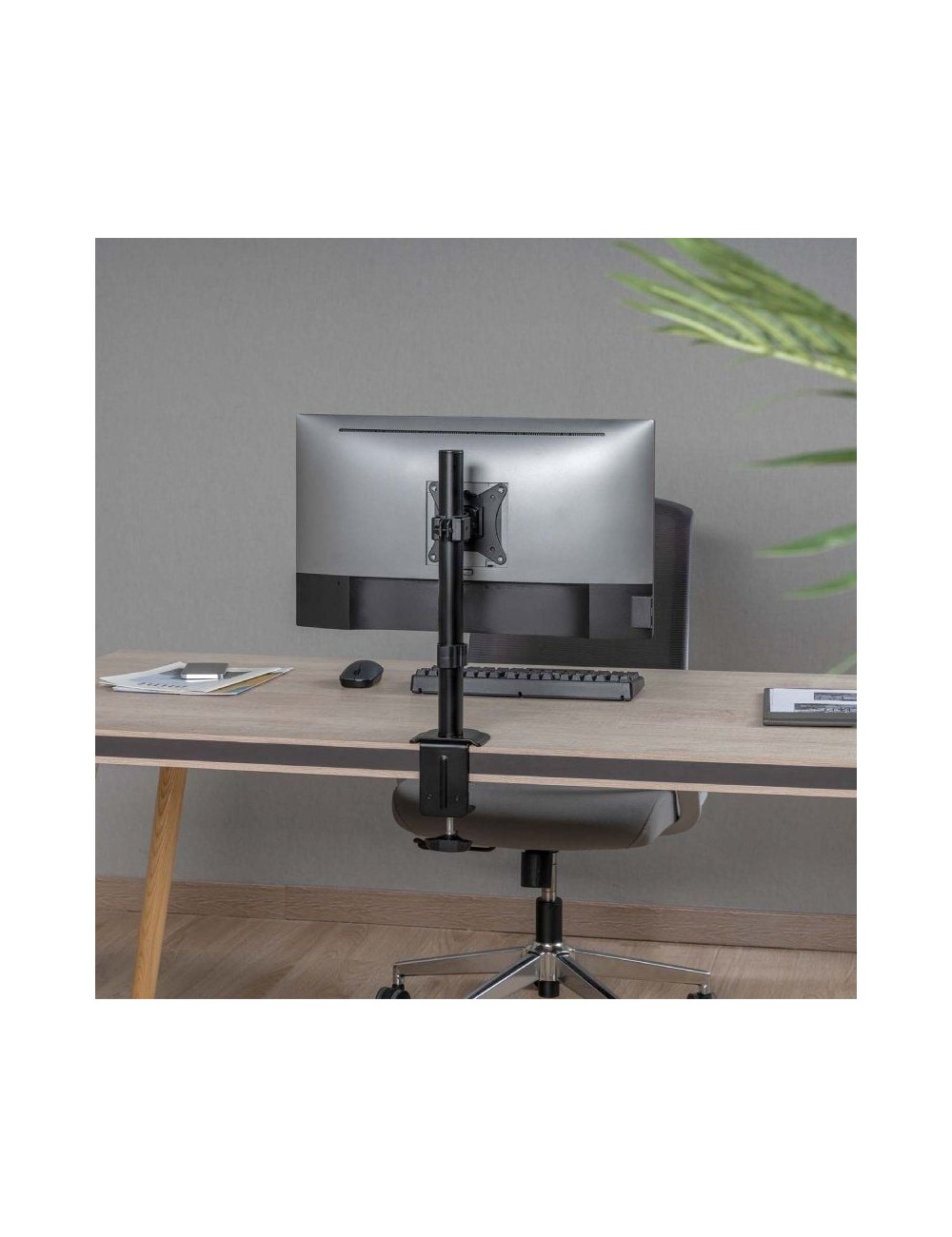 Soporte de Mesa para Monitor o TV Aisens DT32TSR-227/ Giratorio/ Inclinable/ hasta 9kg