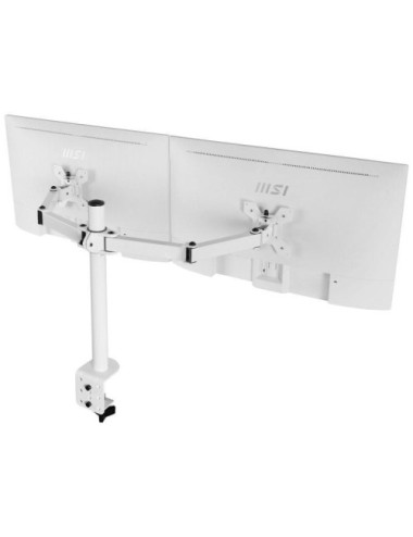 Soporte de Mesa para 2 Monitores Mars Gaming MARM2/ Giratorio/ Inclinable/ hasta 8kg