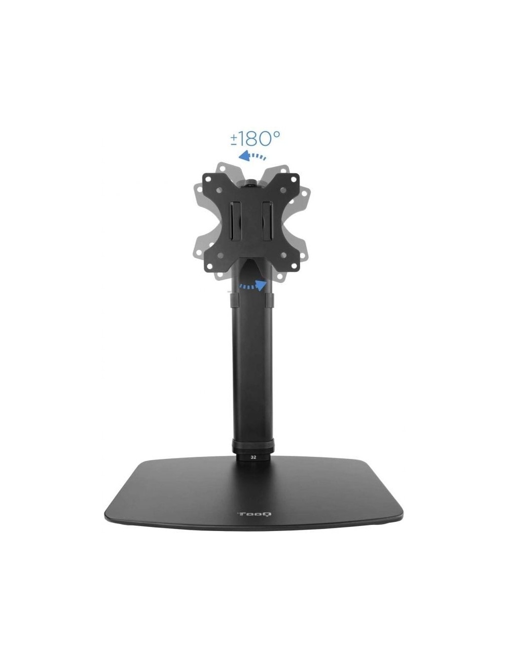Soporte de Sobremesa para Monitor TooQ DB1127TN-B/ Giratorio/ Inclinable / hasta 6kg