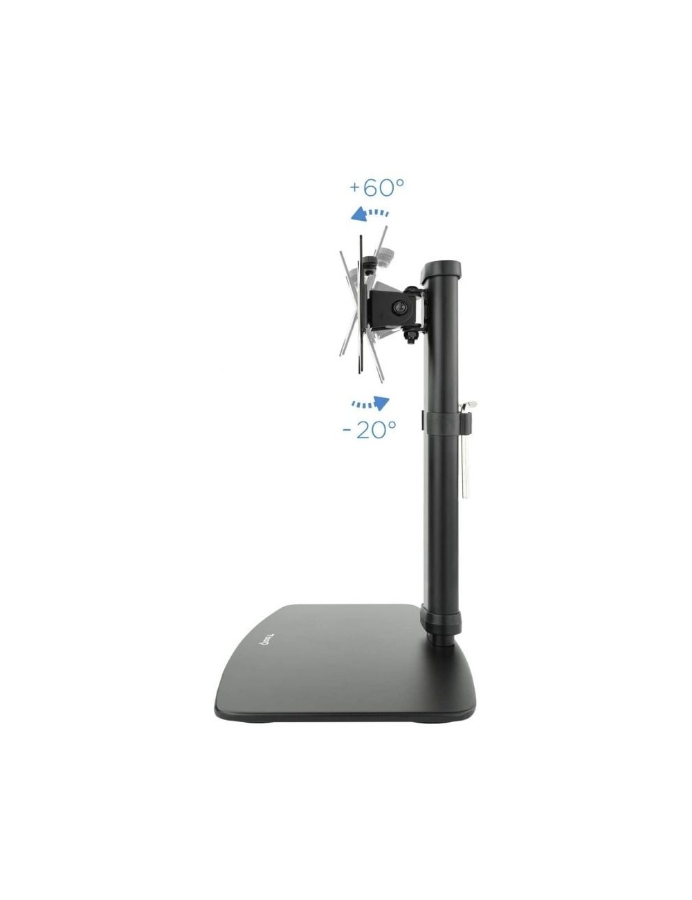 Soporte de Sobremesa para Monitor TooQ DB1127TN-B/ Giratorio/ Inclinable / hasta 6kg