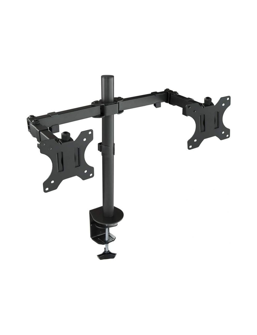 Soporte de Mesa para 2 Monitores TooQ DB1232TN-B/ Giratorio/ Inclinable/ hasta 8kg