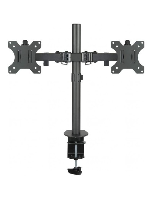 Soporte de Mesa para 2 Monitores TooQ DB1232TN-B/ Giratorio/ Inclinable/ hasta 8kg