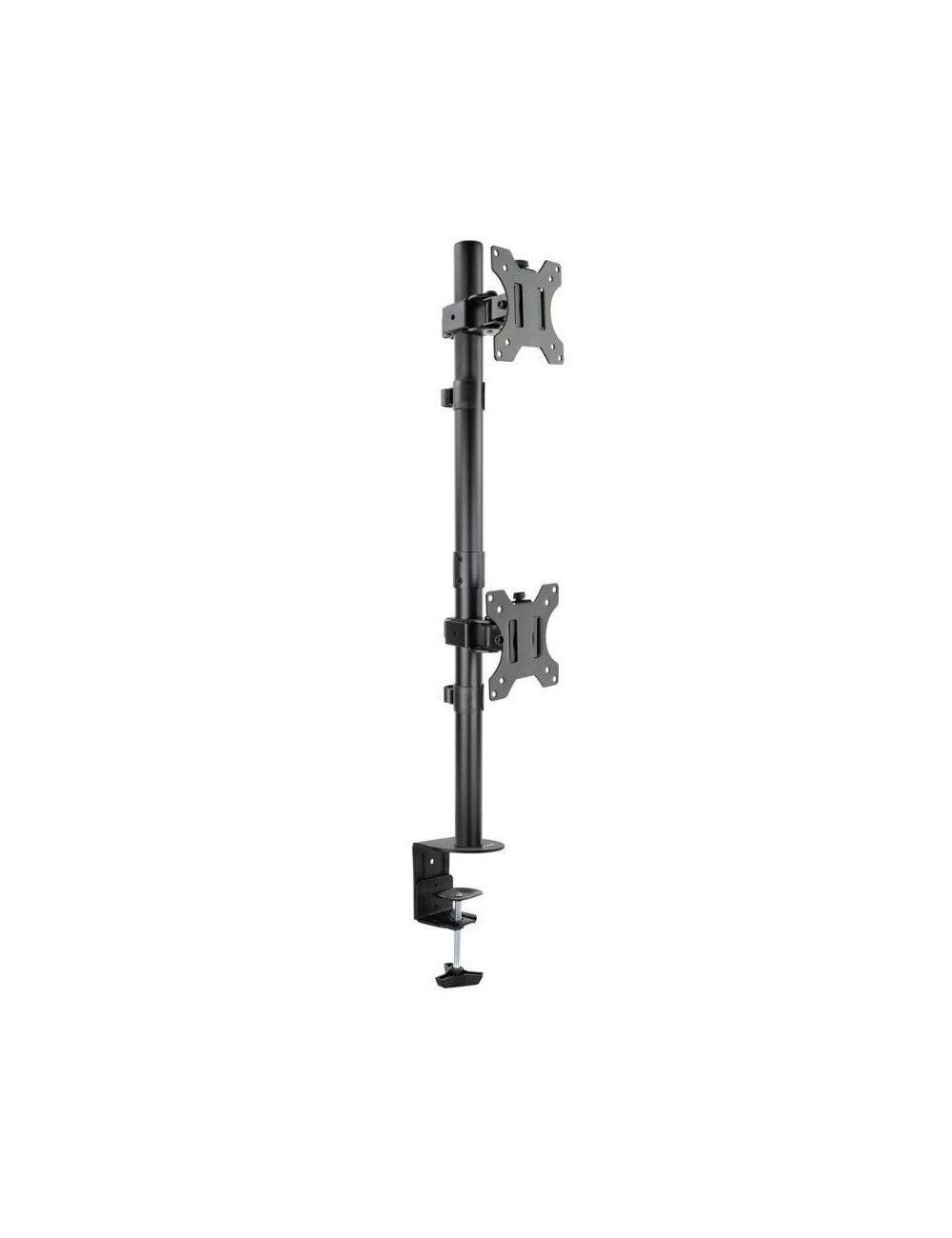 Soporte de Mesa para 2 Monitores TooQ DB1233TNV-B/ Giratorio/ Inclinable/ hasta 8kg
