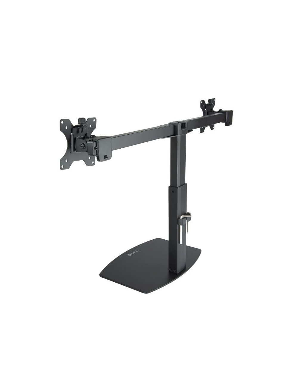 Soporte de Sobremesa para 2 Monitores TooQ DB1727TN-B/ Giratorio/ Inclinable/ hasta 6kg