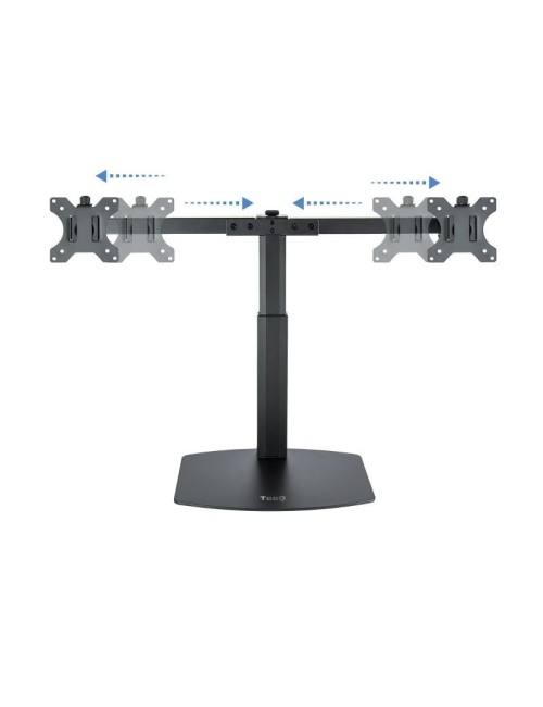 Soporte de Sobremesa para 2 Monitores TooQ DB1727TN-B/ Giratorio/ Inclinable/ hasta 6kg