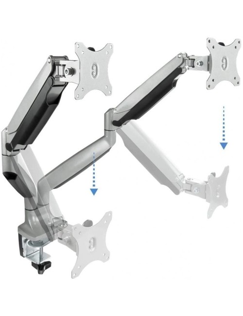 SOPORT PER 2 MONITORS TOOQ - FINS 9 KG - BLANC ( DB3132TNR-S )