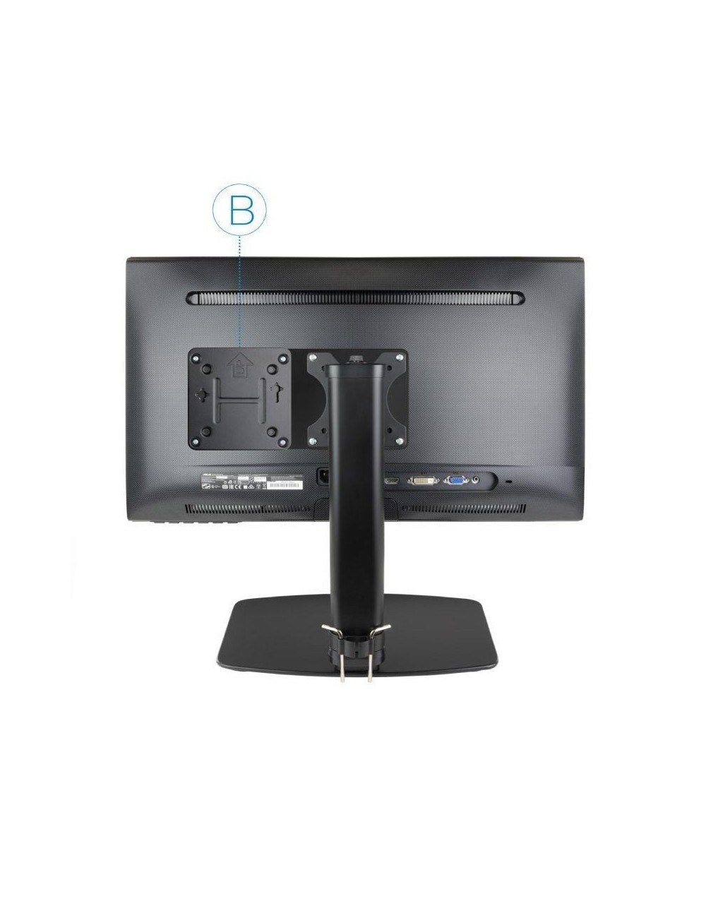 Soporte para miniPC VESA 100x100 TooQ TCCH0007-B/ hasta 3kg