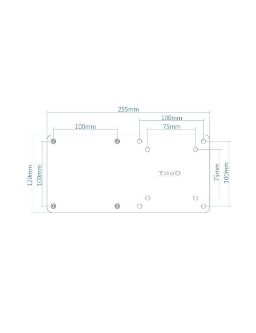 Soporte para miniPC VESA 100x100 TooQ TCCH0007-B/ hasta 3kg