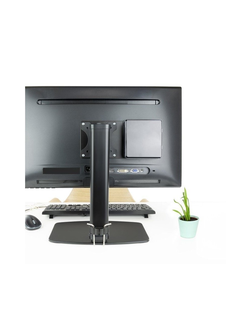 Soporte para miniPC VESA 100x100 TooQ TCCH0007-B/ hasta 3kg