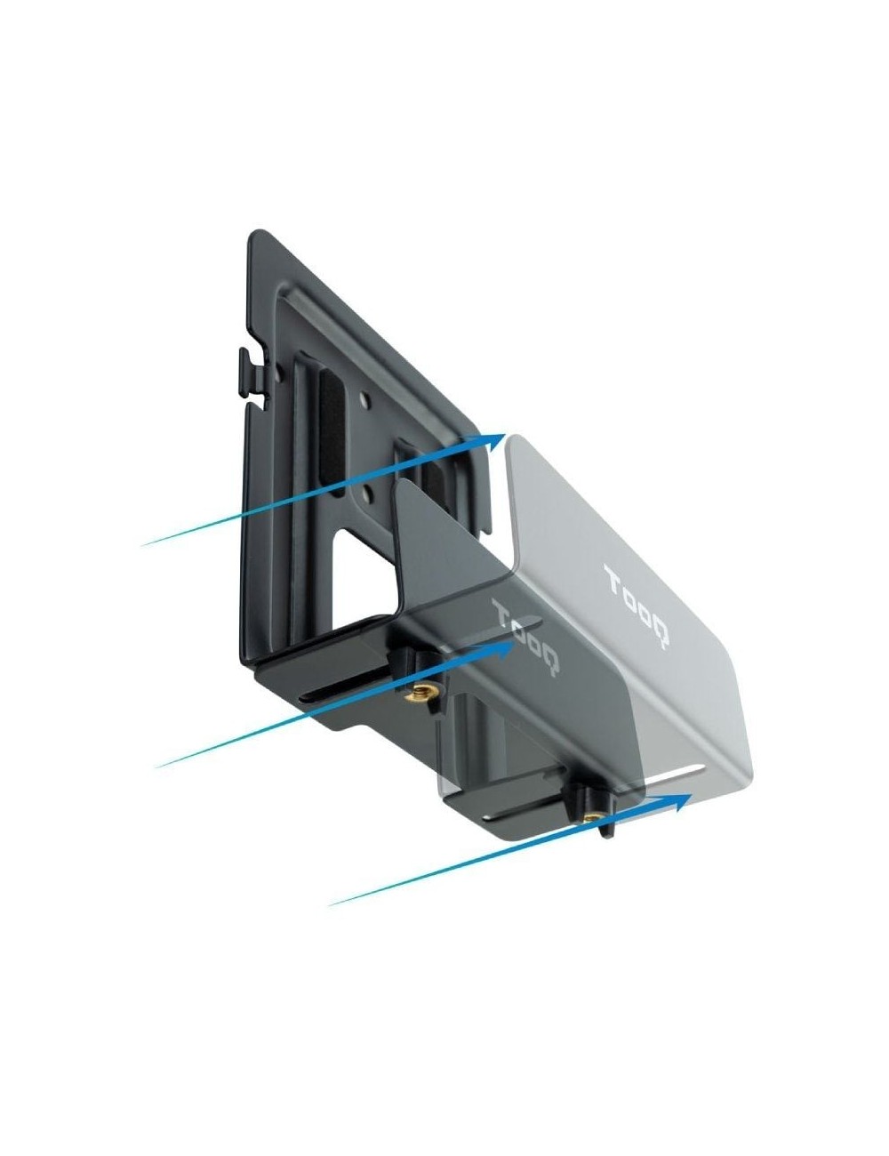 Soporte Universal TooQ TQMPM4776 para Router, MiniPC/ hasta 5kg