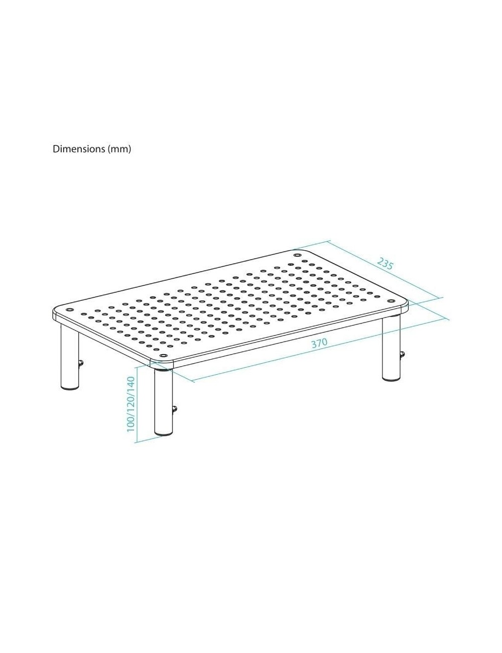 Soporte para Monitor TooQ TQMR081/ hasta 20kg