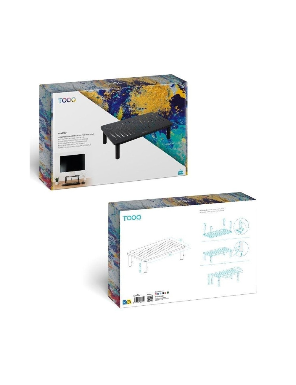 Soporte para Monitor TooQ TQMR081/ hasta 20kg