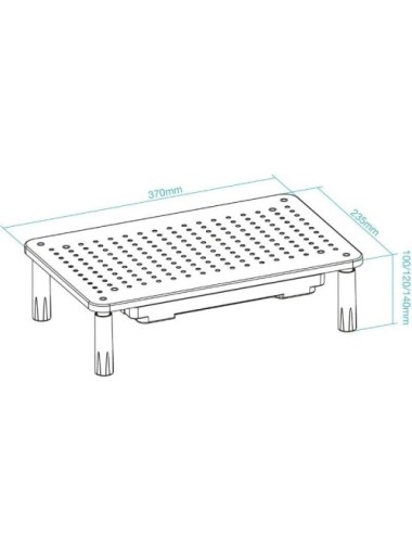 Soporte para Monitor TooQ TQMR087/ hasta 20kg