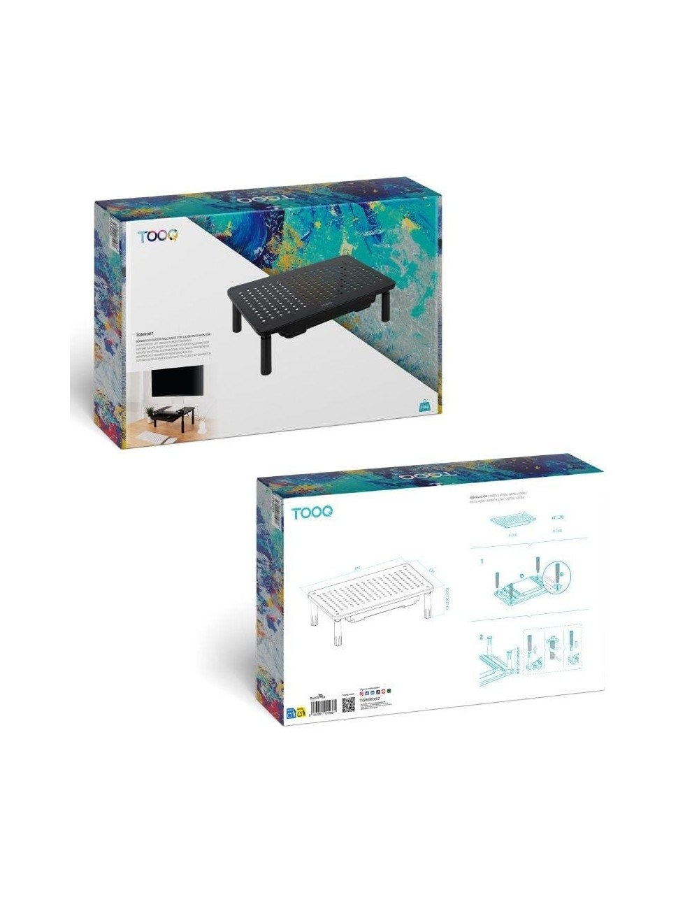 Soporte para Monitor TooQ TQMR087/ hasta 20kg