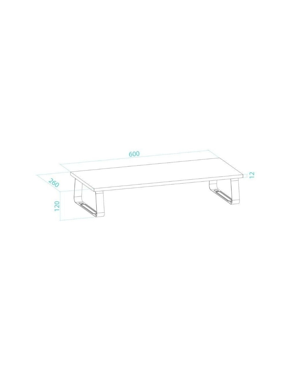 Soporte para Monitor TooQ TQMR111/ hasta 20kg