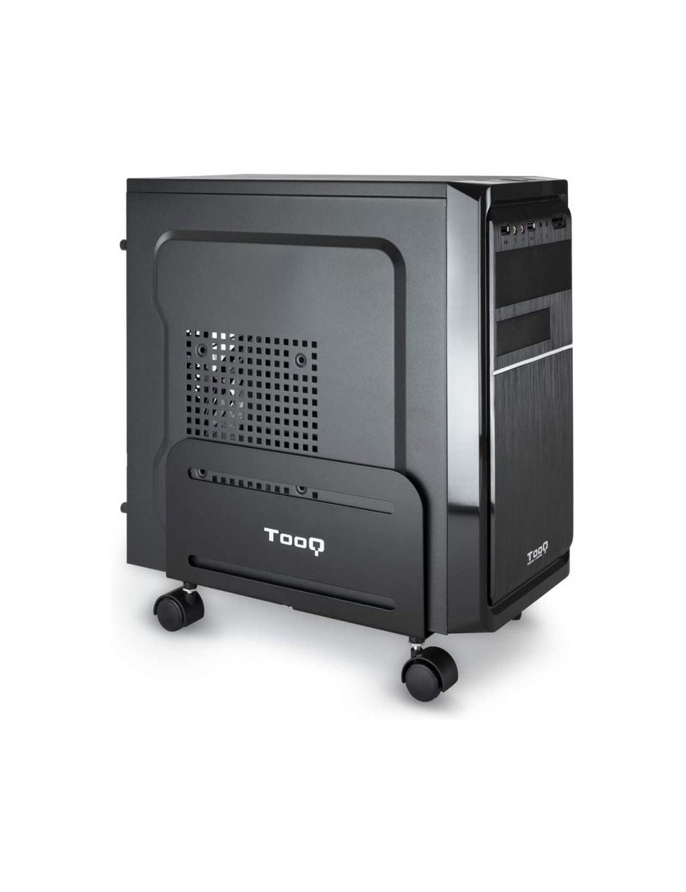 Soporte CPU con Ruedas para PC TooQ UMCS0004-B/ hasta 10kg