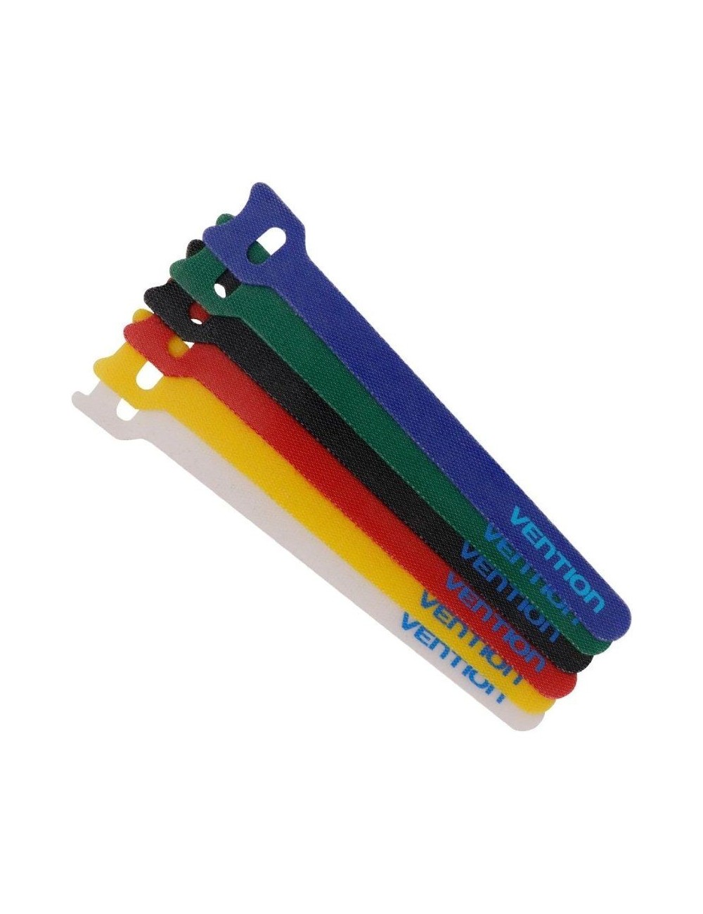 Tira Organizadora de Cables Vention KAC00/ 15cm/ Pack de 6