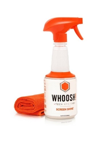 Kit Limpiador de Pantallas Whoosh WSH005/ Spray 500ml + Paño Microfibra
