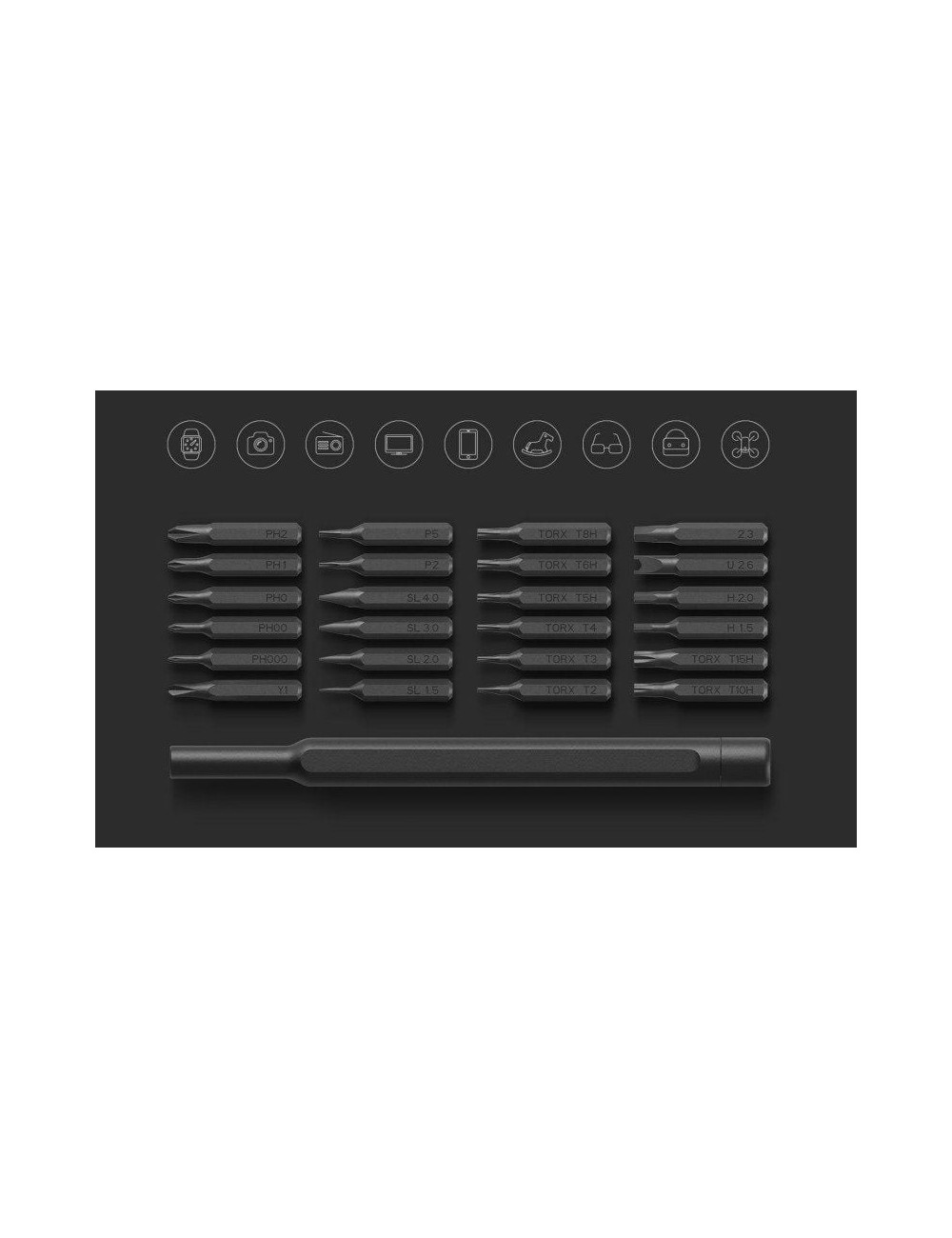 Kit de Destornilladores Xiaomi Precision Screwdriver Kit/ 24 Puntas de precisión