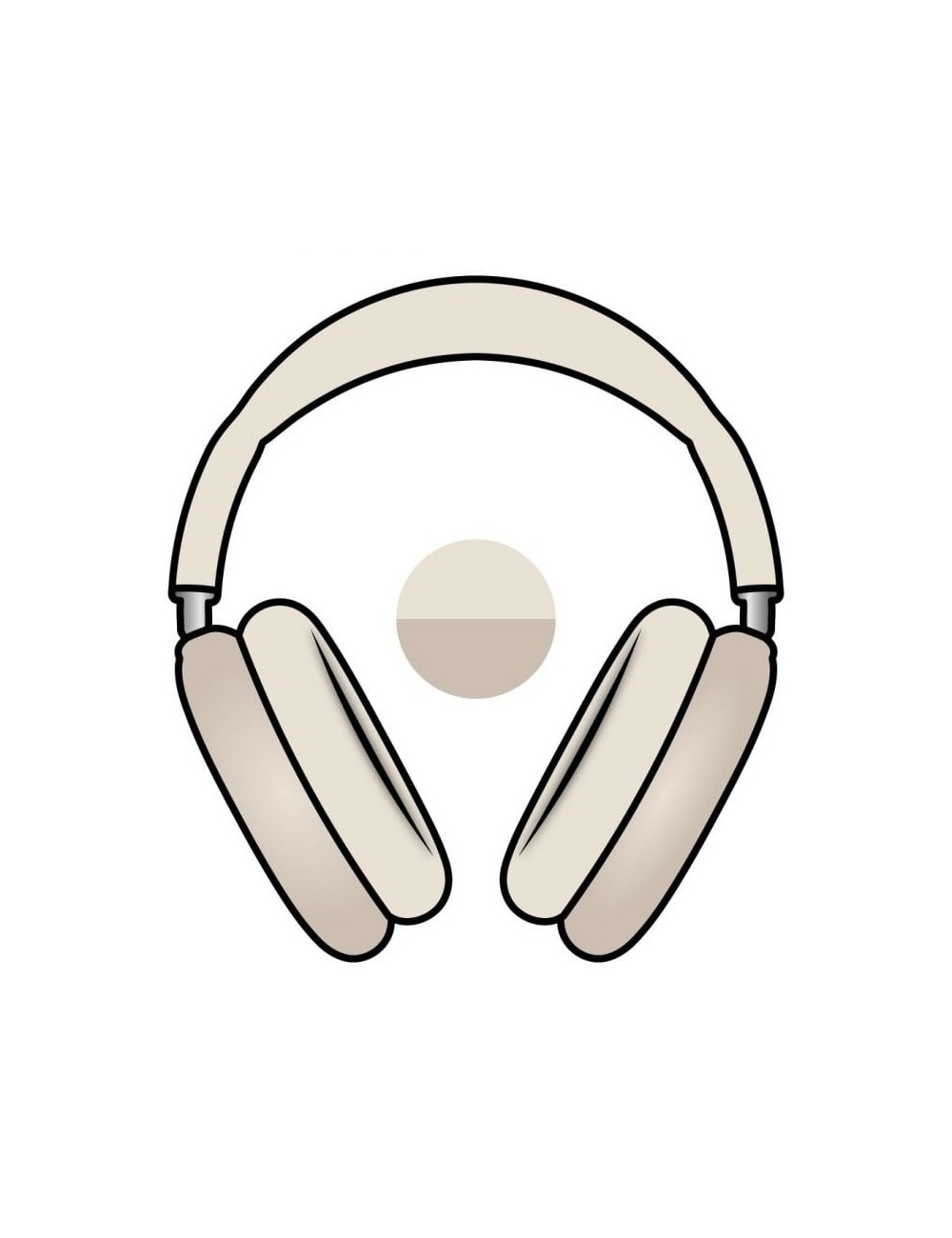 Auriculares Bluetooth Apple Airpods Max USB-C/ Blanco Estrella