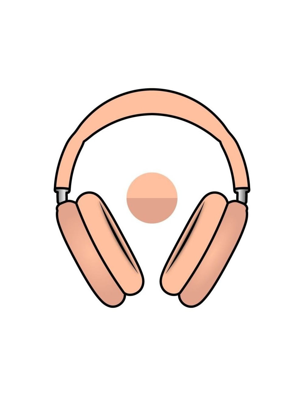 Auriculares Bluetooth Apple Airpods Max USB-C/ Naranja