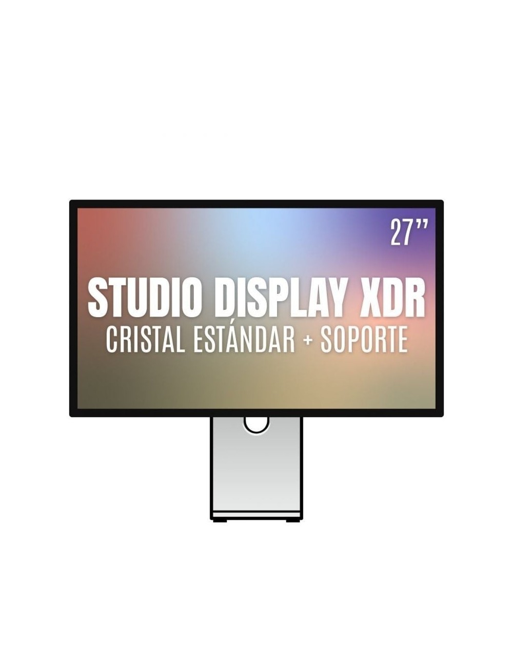 Apple Studio Display XDR 27'/ Cristal Estándar / Soporte con altura e inclinación ajustable