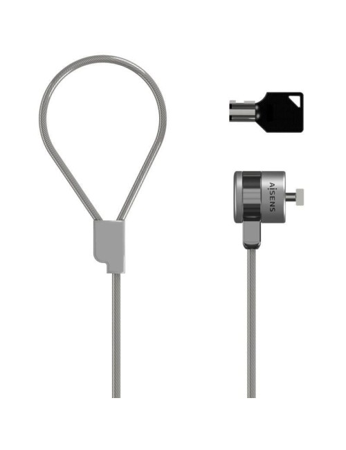 Cable de Seguridad para Portátiles Aisens ASLK-D40K02-SL/ 1.5m