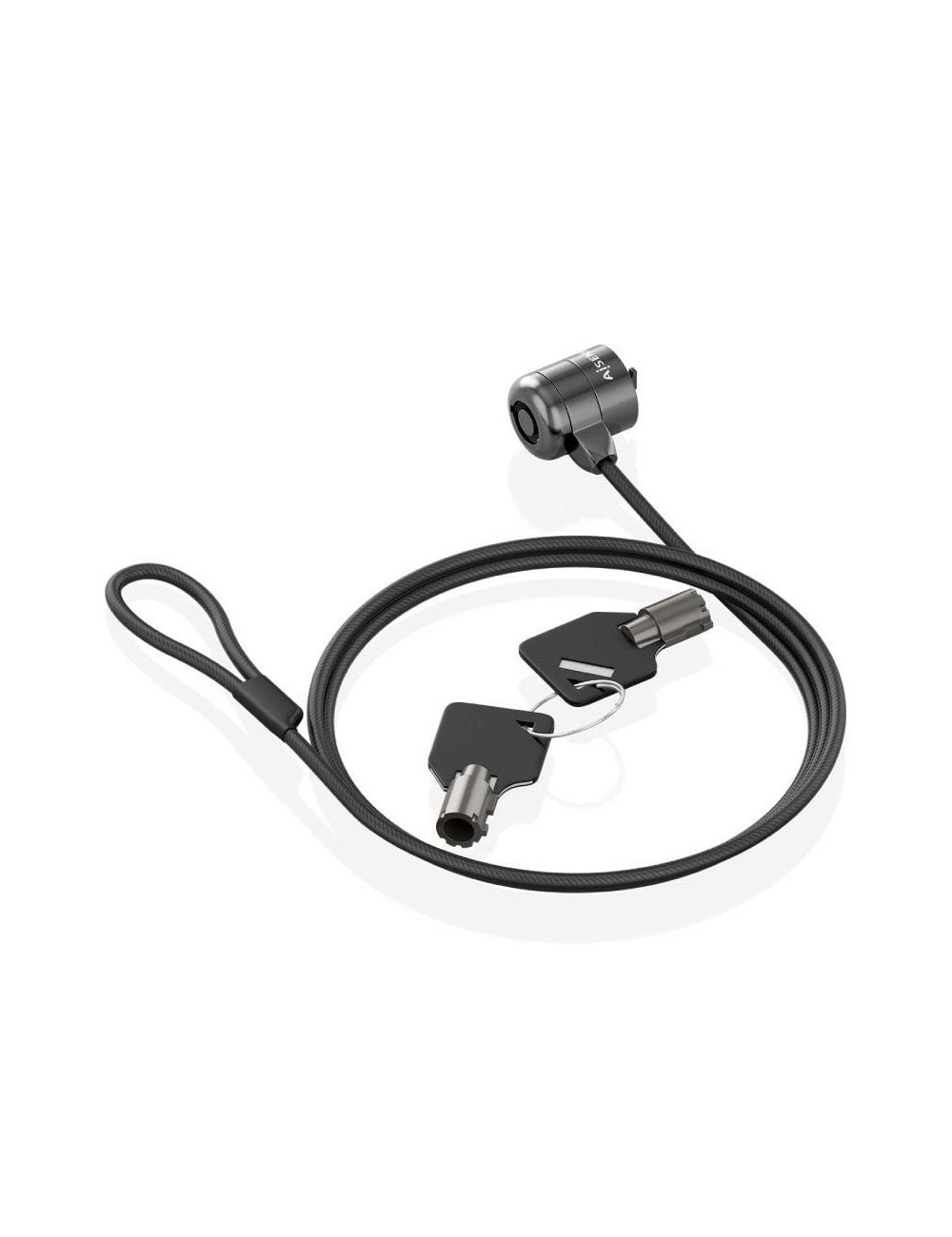 Cable de Seguridad para Portátiles Aisens ASLK-D40K04-BK/ 1.5m