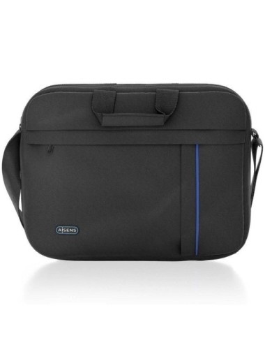 Maletín Aisens ASBG-BC020-BK para Portátiles hasta 15.6'/ Negro