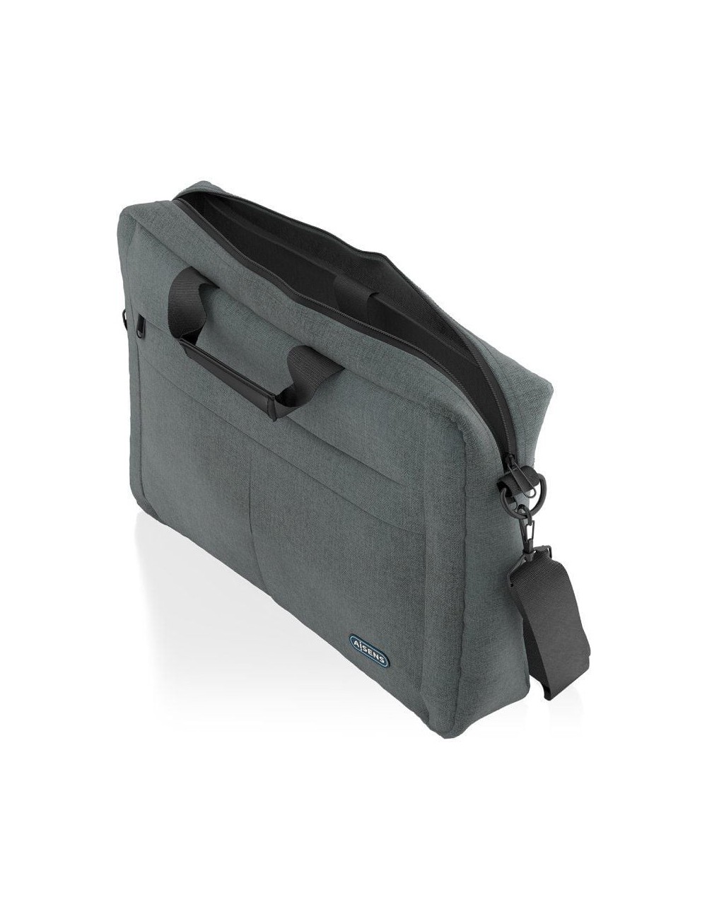 Maletín Aisens ASBG-BC025-GR para Portátiles hasta 15.6'/ Gris
