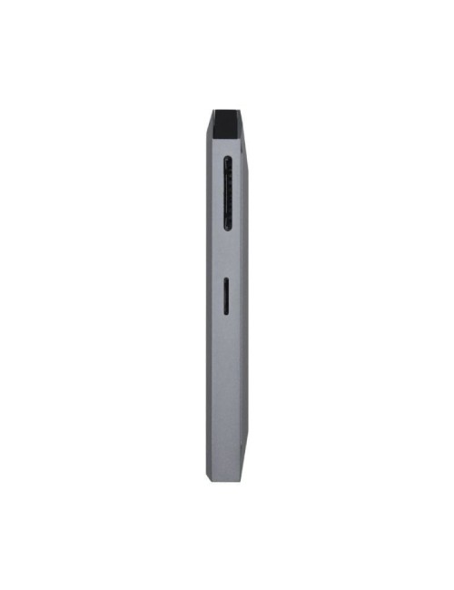 Docking USB Tipo-C Aisens ASUC-8P004-GR/ 1xHDMI 4K/ 3xUSB/ 1xRJ45/ 1xLector Tarjetas / 1xUSB Tipo-C PD/ Gris