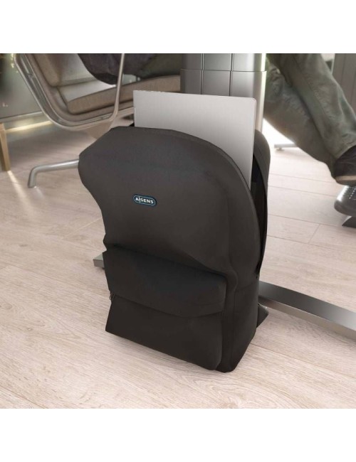Mochila Aisens ASBG-BP080-BK para Portátiles hasta 15.6'/ Negro