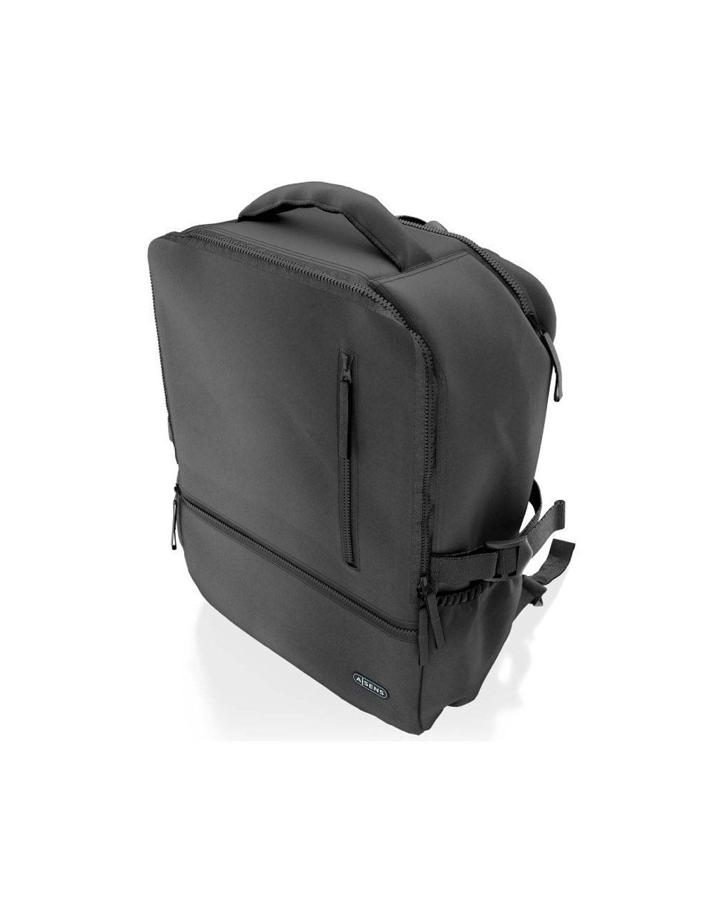 Mochila Aisens ASBG-BP086-BK para Portátiles hasta 15.6'/ Impermeable/ Negro